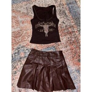 Women’s 2 piece skirt and top outfit western wear Nashville honky Toni’s